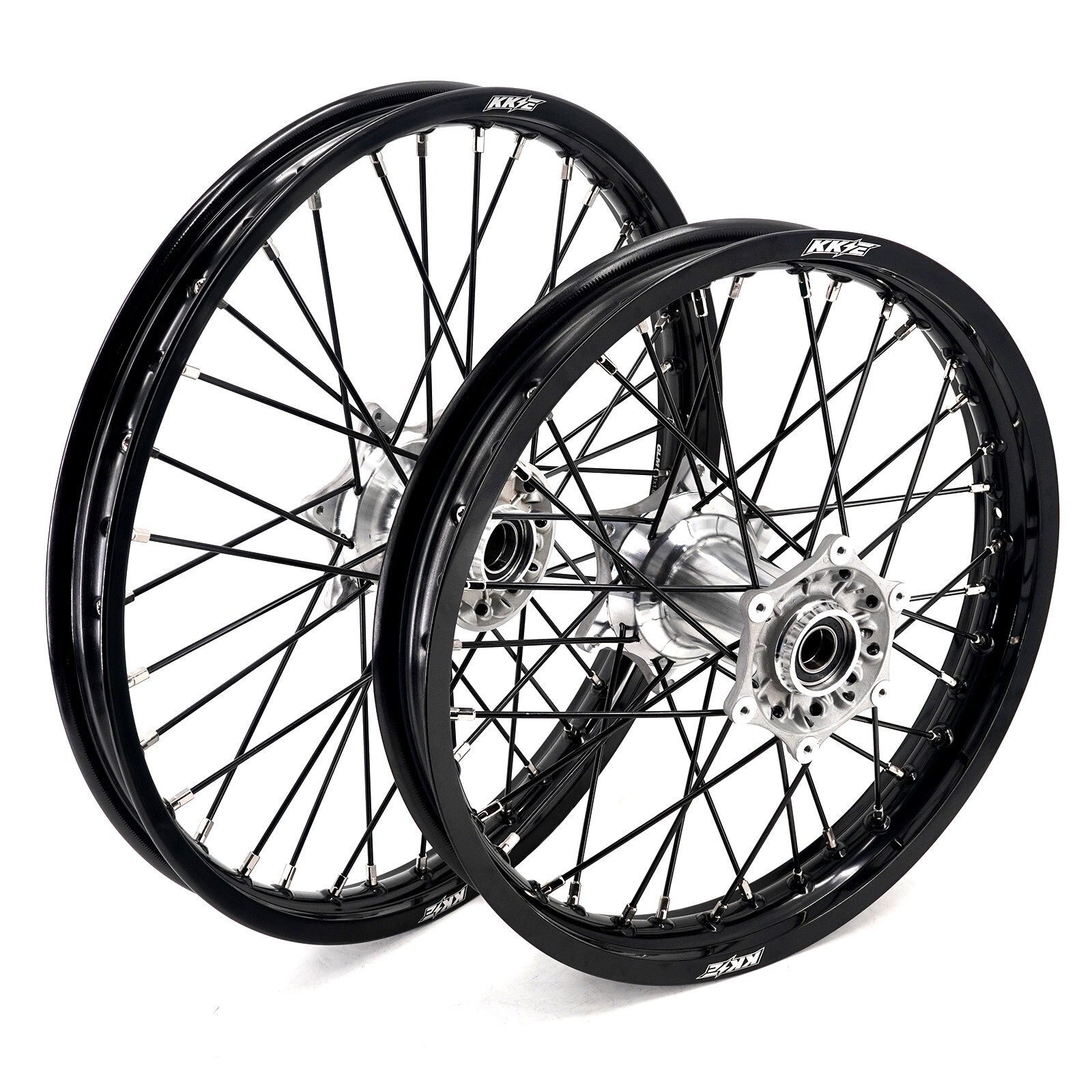 KKE 21/18'' Cast Black Spoke Wheels Rim for GAS GAS EC250 EC300 EX450F 2021-2024