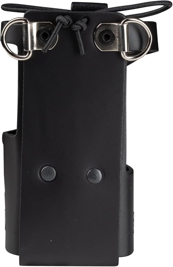 Perfect Fit Fireman's Leather Radio Holder for Motorola APX 6000 /8000 /XE