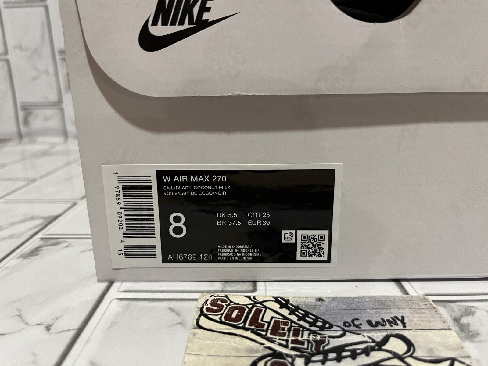 New Nike Air Max 270 Yellow White Running Gym Workout Training Shoes Womens