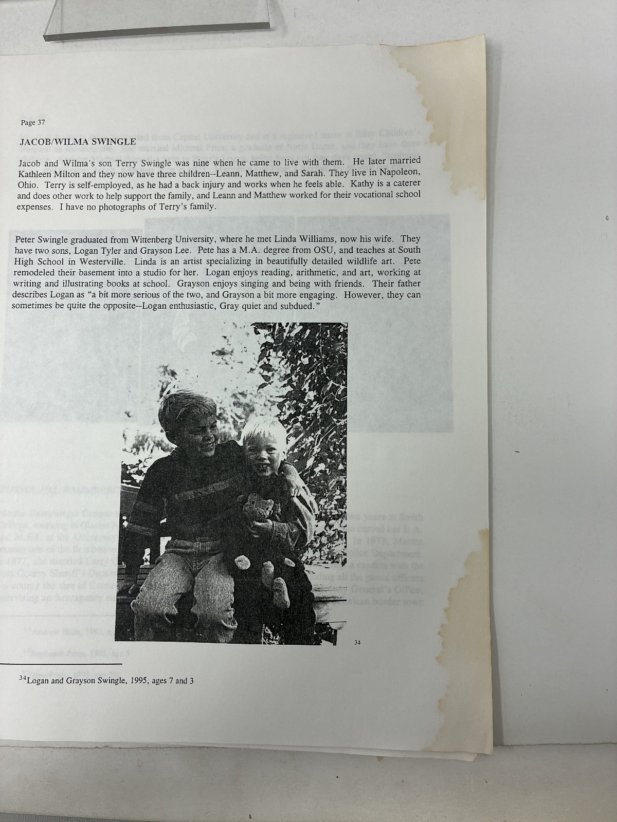 1900s Farm Family Rural Life History Muskingum County Ohio Typed Diary Memoir