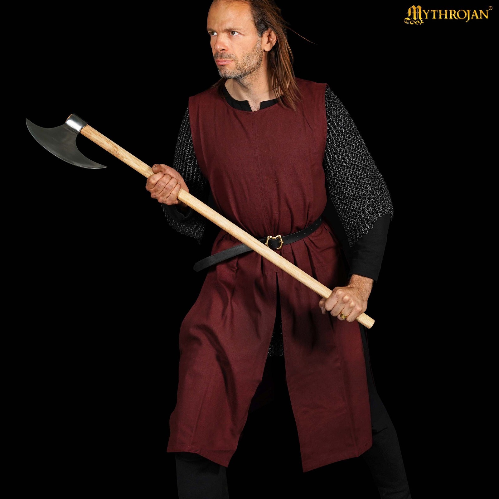 Medieval Canvas Tabard with 100% Cotton Canvas for Knight Crusader Costume Brown