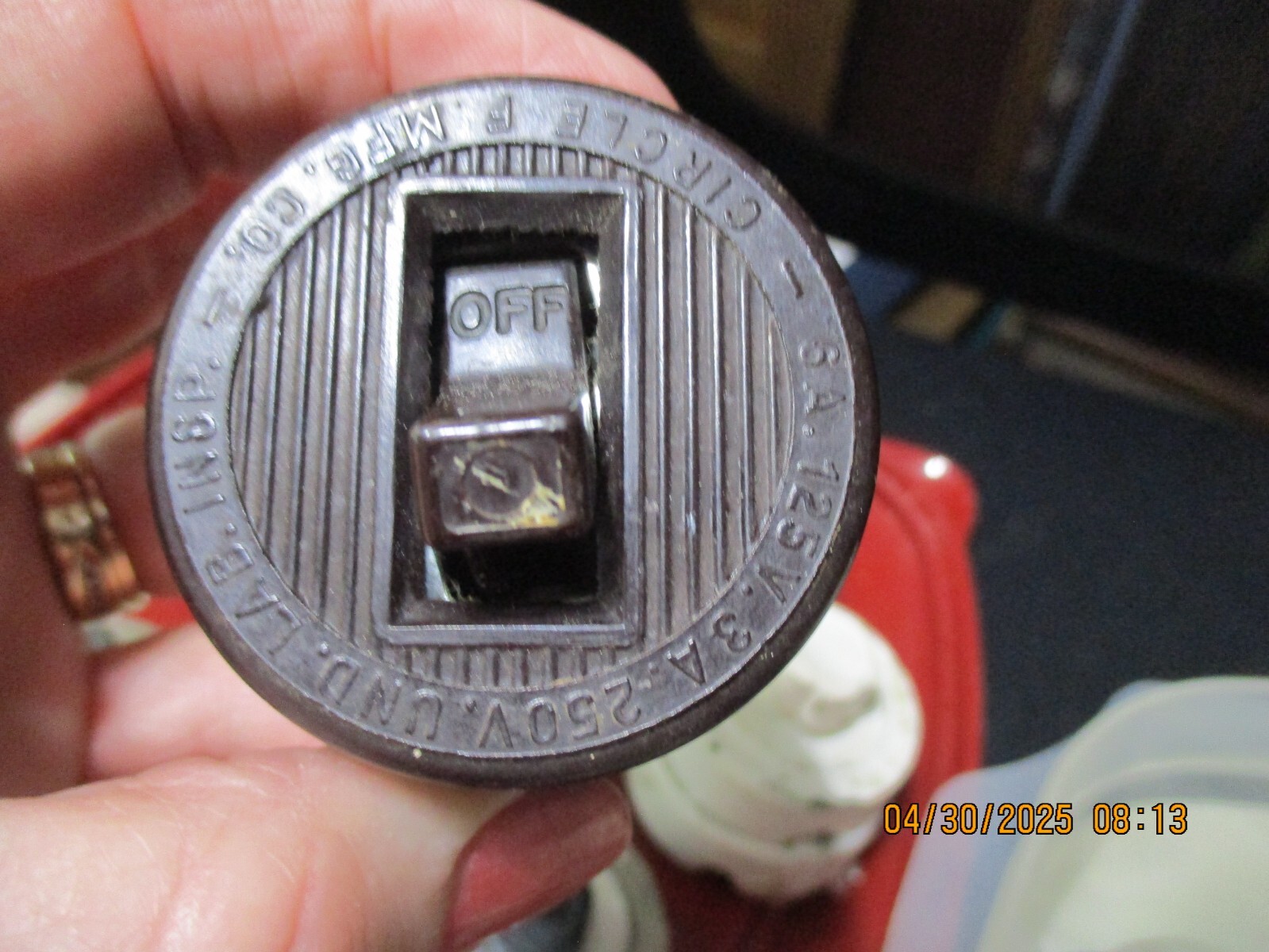 17 PC Vintage Ceramic Porcelain Light Electric Switches Button & toggle & parts