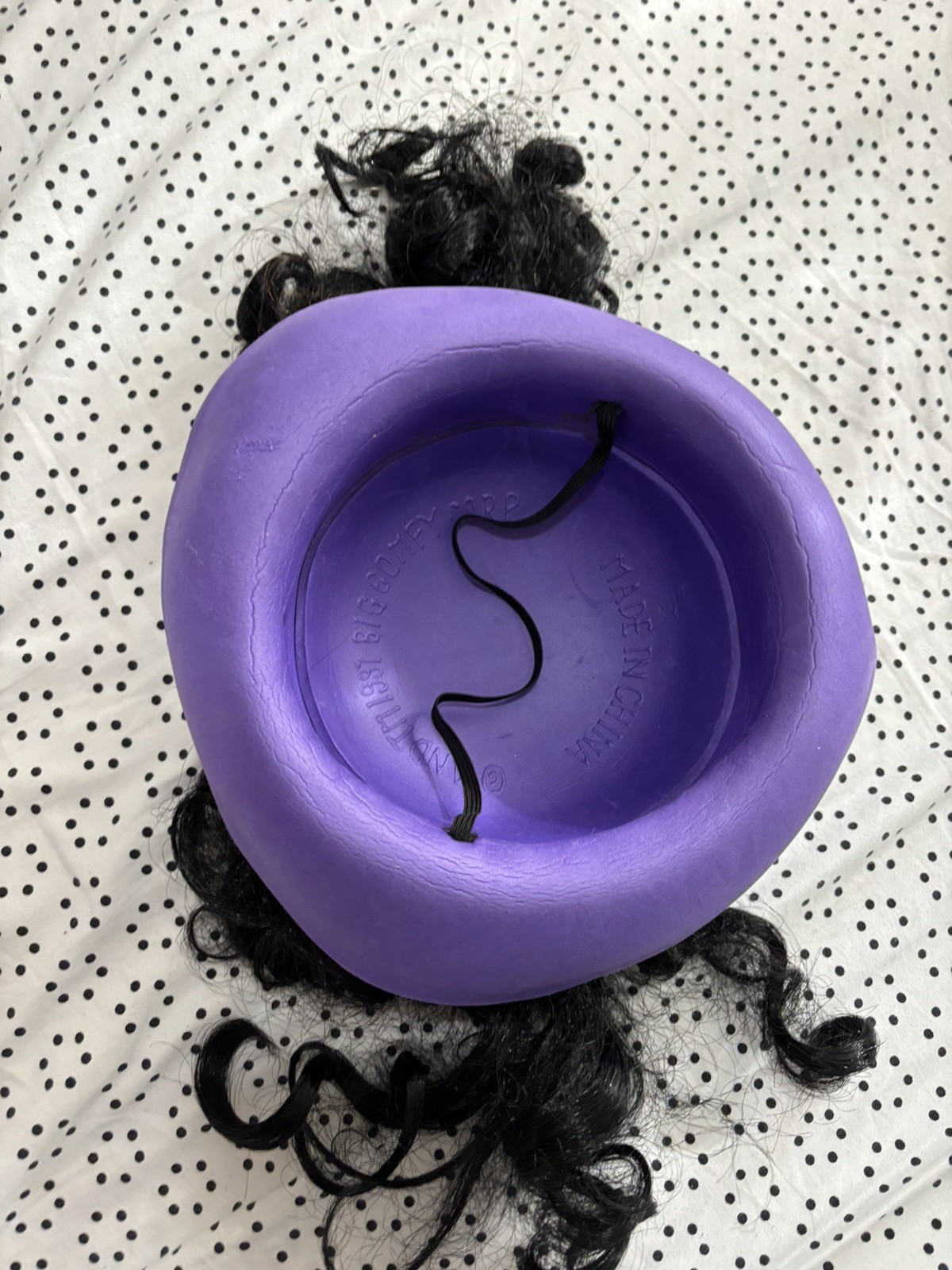 1997 KIDS BIG COMFY COUCH LOONETTE COSTUME PIGTAILS HAT