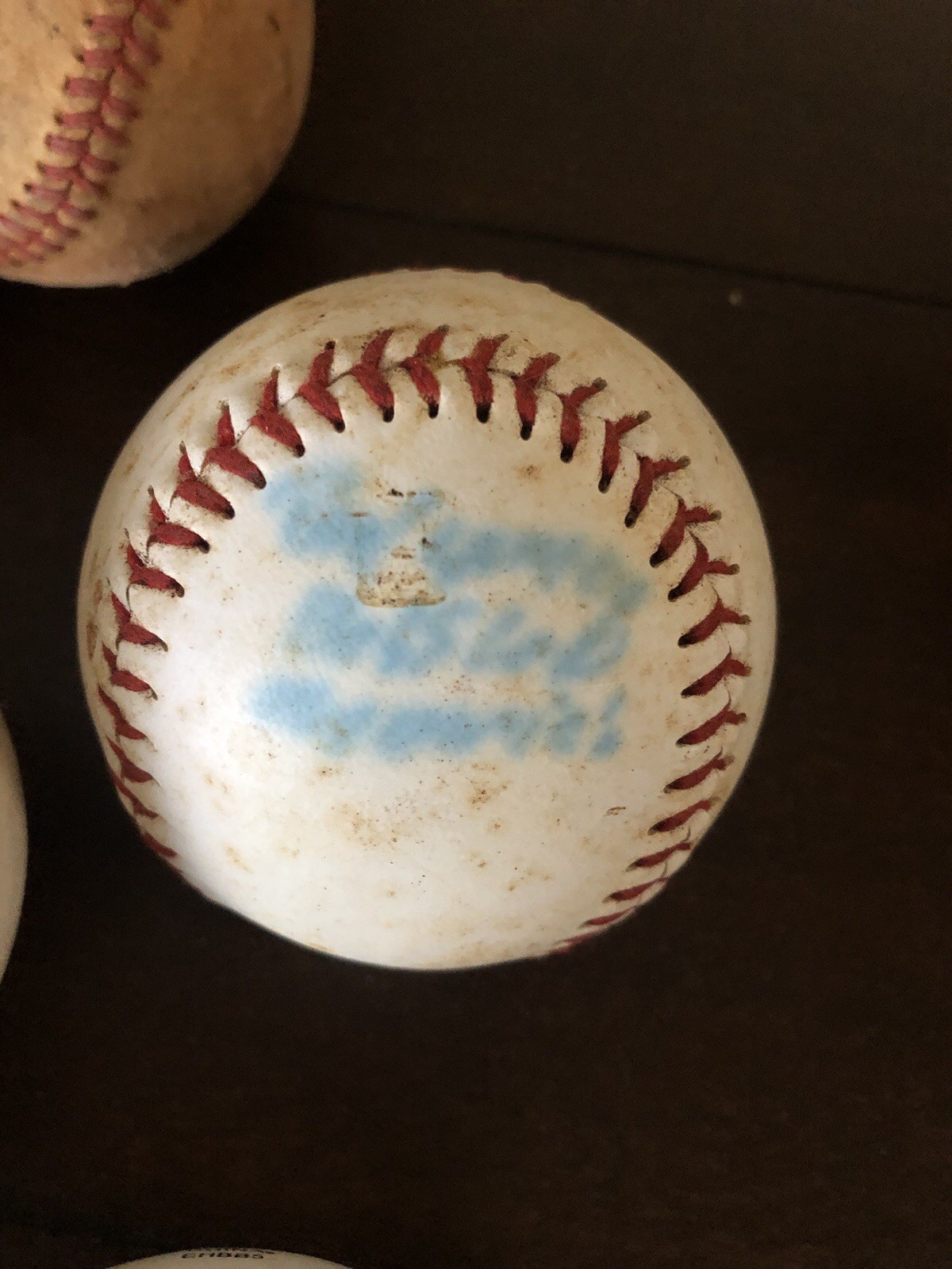 Collection Of 5 Contains Several Autographed And League-stamped Baseballs