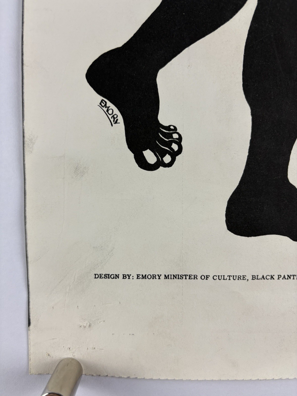 BLACK PANTHER PARTY Political Poster 1967 BPP Emory Douglas BLACK STUDIES Rifle