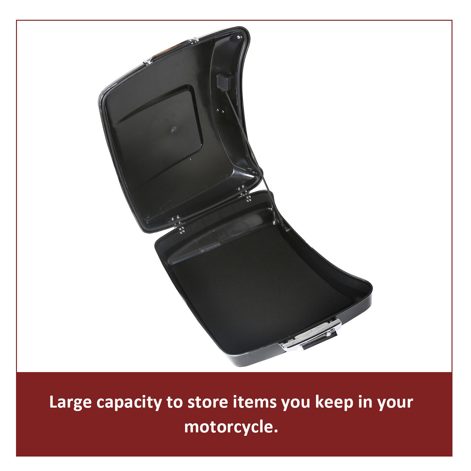 10.7" Chopped Tour Pak Pack Trunk For Harley Davidson Touring Street Glide 14-23