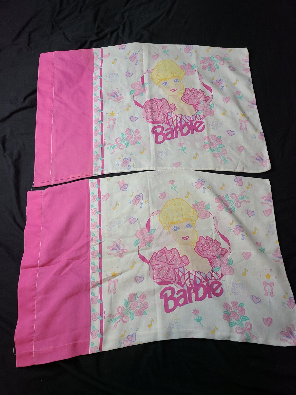 Vintage 4 Piece Barbie Ballerina Twin Bed Sheet Set 1995 Dan River