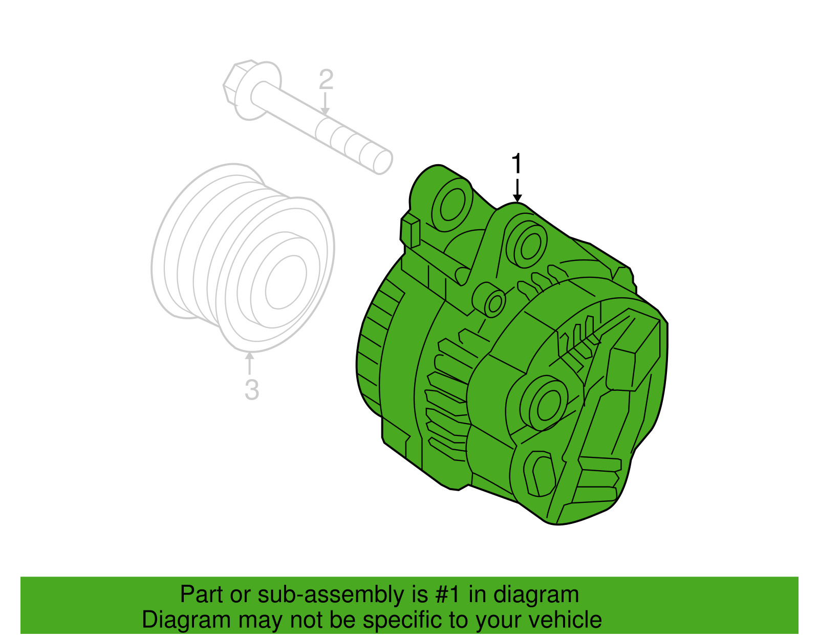 OEM Alternator for 06-10 Sonata 06-13 Forte Optima Rondo 2.0L 2.4L 37300-25201
