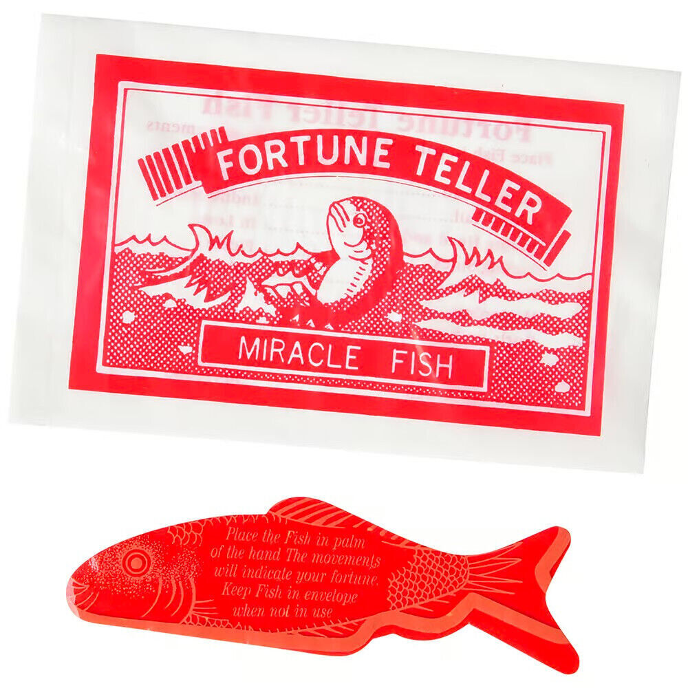 24 Kids Birthday Party Favors Prizes Magic FORTUNE TELLER Telling FISH