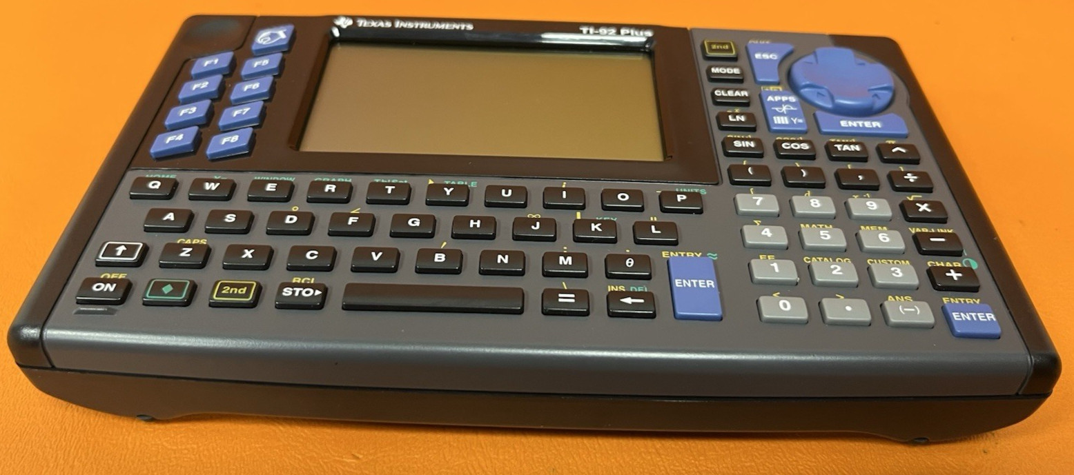 Texas Instruments TI-92 Plus Graphing Calculator With Cover *Tested