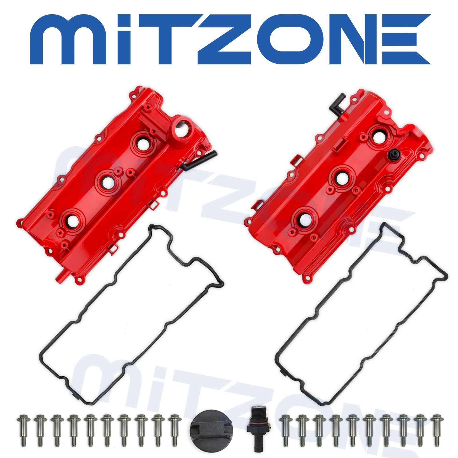 2x Upgrade Aluminum Valve Cover Kit for 03-07 Infiniti FX35 G35 M35 Nissan 350Z