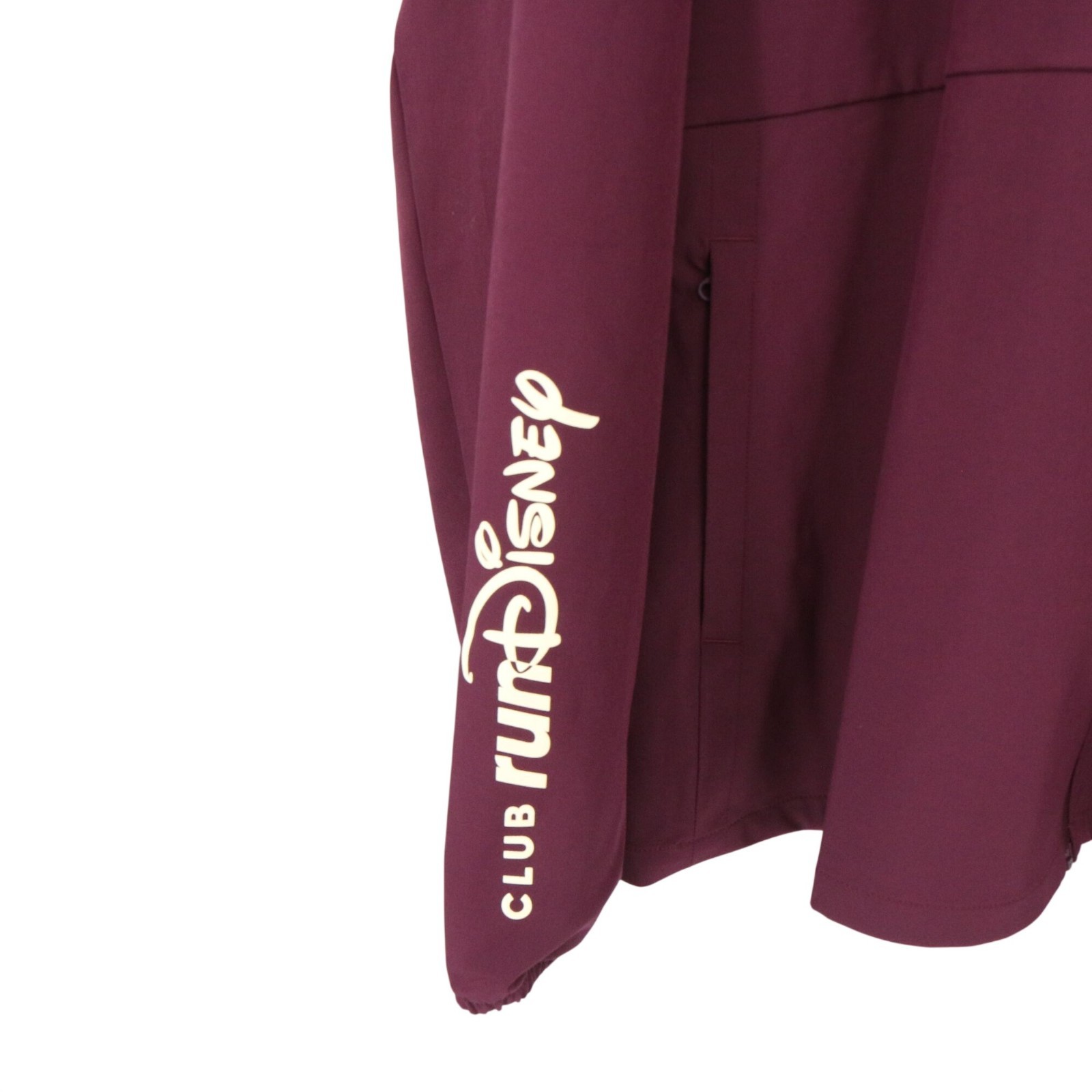 NWT 2026 Club Run Disney Brooks Burgundy Hooded Full Zip Canopy Jacket XXL