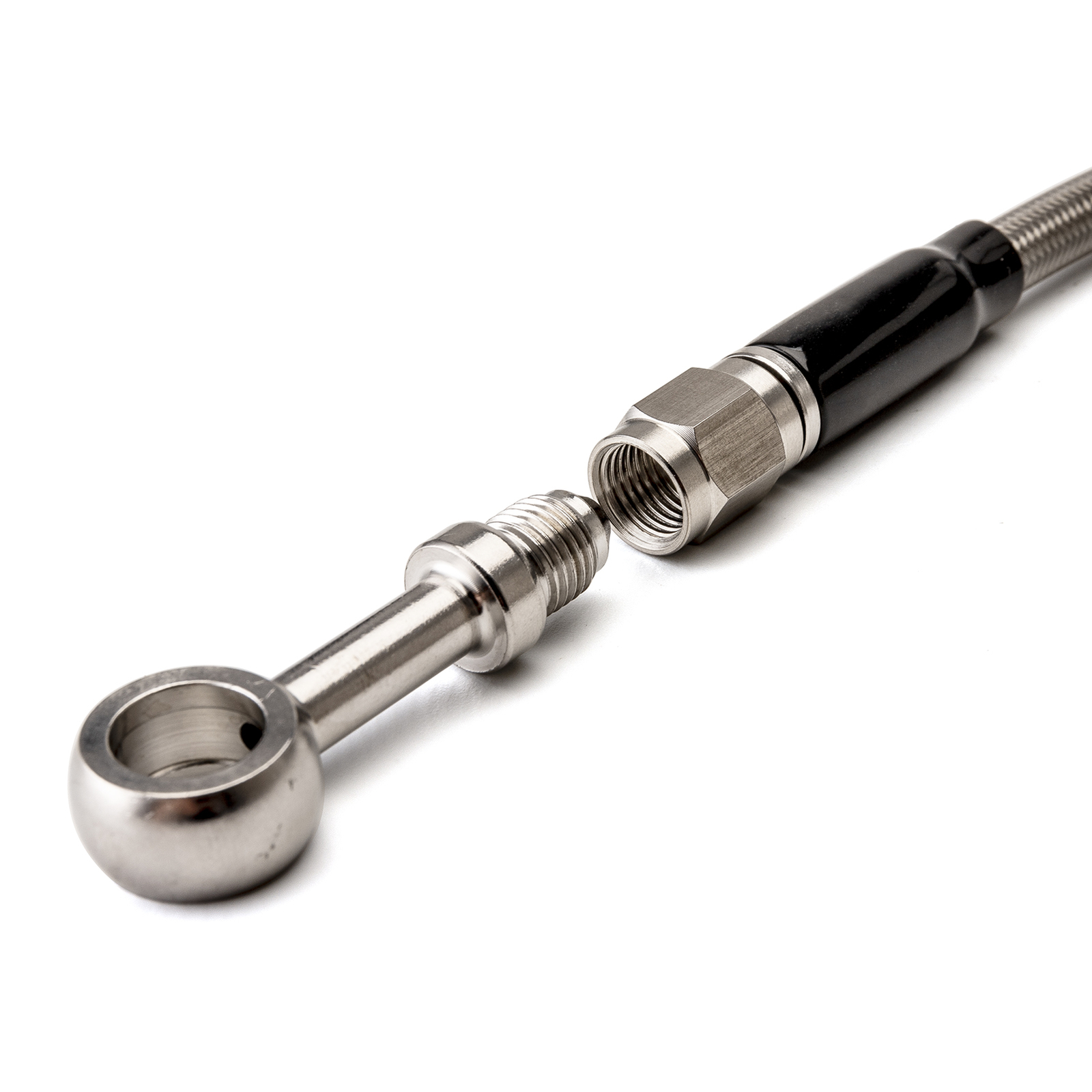 Non-ABS Brake Line Kit Front +8" For Harley Sportster Hugger XLH 883 1988-2003