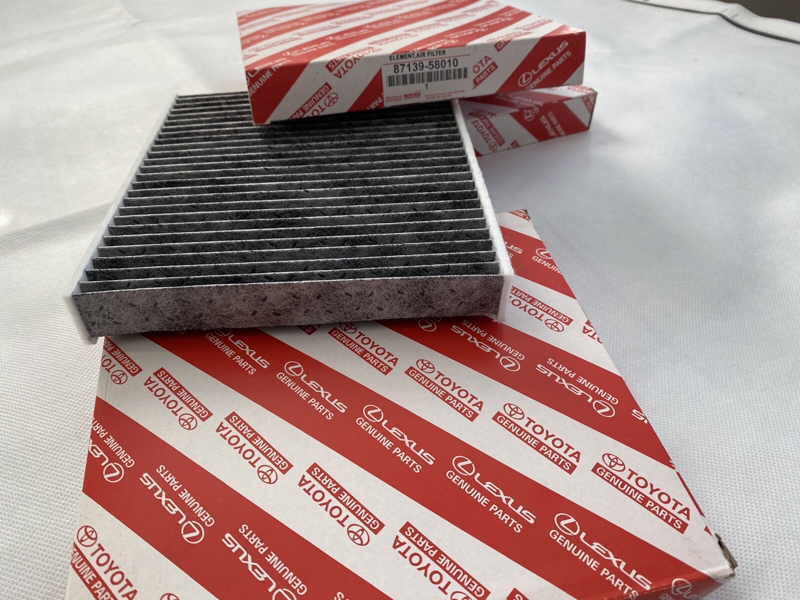 Genuine-Quality Premium Cabin Charcoal Air Filter 87139-58010 - Activated Carbon