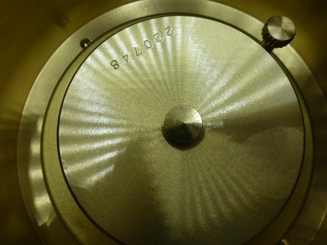 FRED of PARIS Joaillier Collection DESK Clock SILVER AND GOLD W/Box FORCE 10