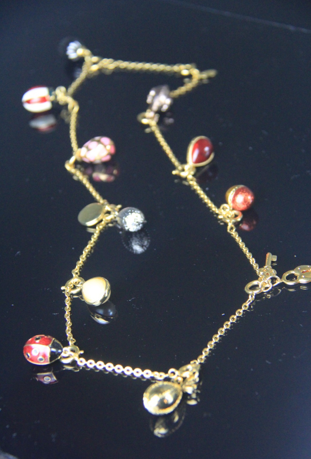 Joan Rivers Faberge Egg Charm Necklace