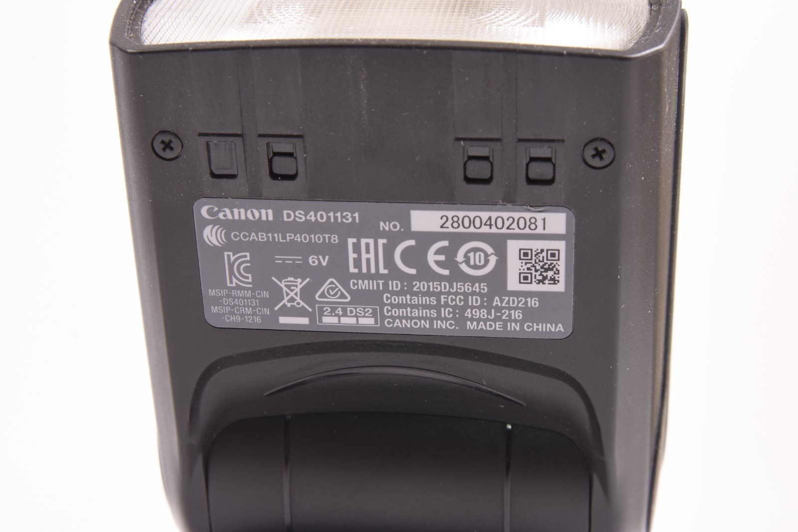 Canon 600EX II-RT Hot Shoe Mount Speedlight Camera Flash Unit #T-02081