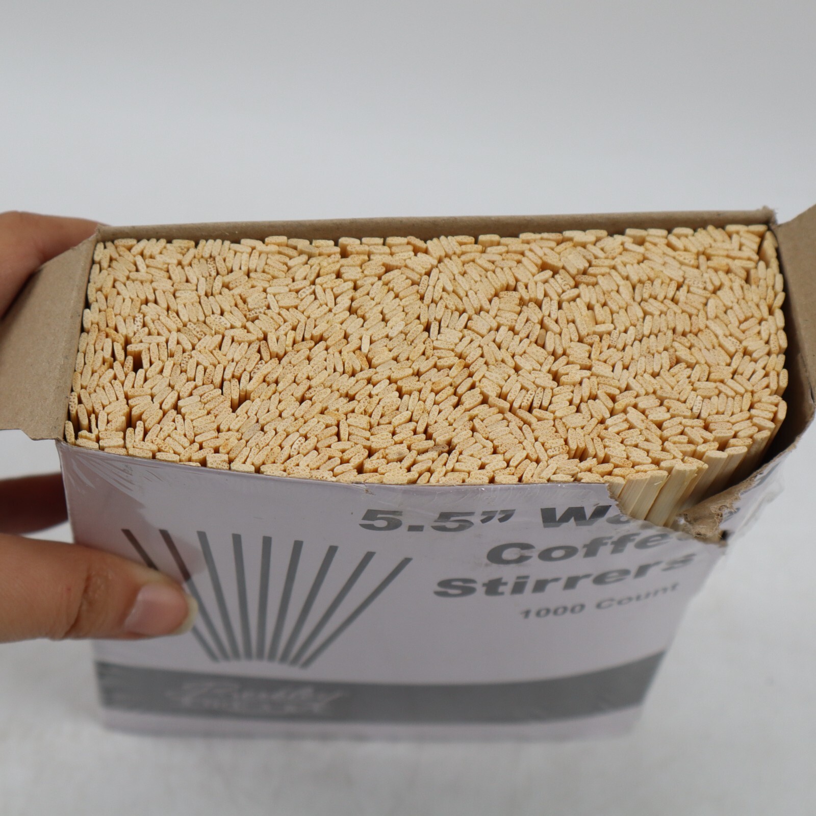 🔥NEW Berkley Square Wood Beverage Stirrers, 5.5", Natural, 1,000/pack 9041290🔥