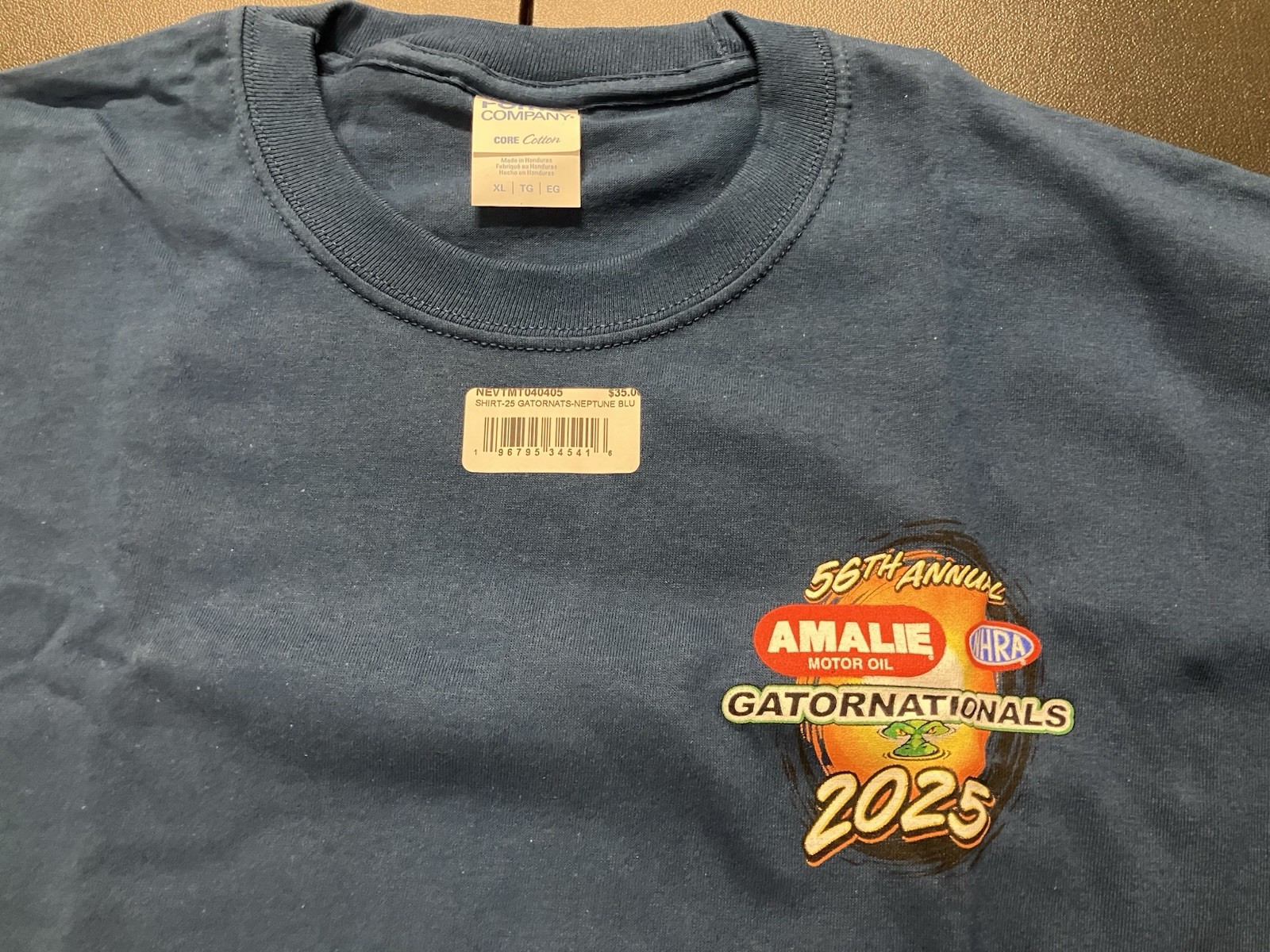 (40) NHRA DRAG RACING 2025 GATOR NATIONALS EVENT SHIRTS SIZE M,L,XL,2X