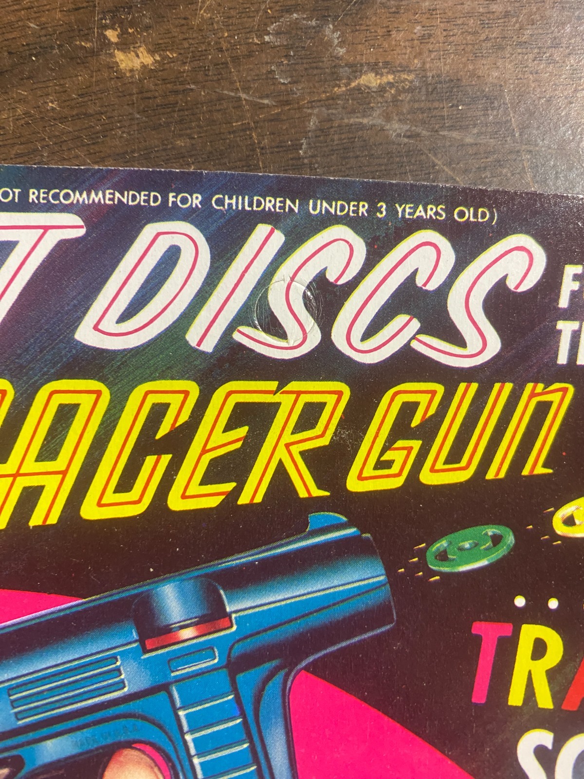 Vintage Star Trek 100 Jet Disc Tracer Gun Space Toy Ammo Ray Line NIP