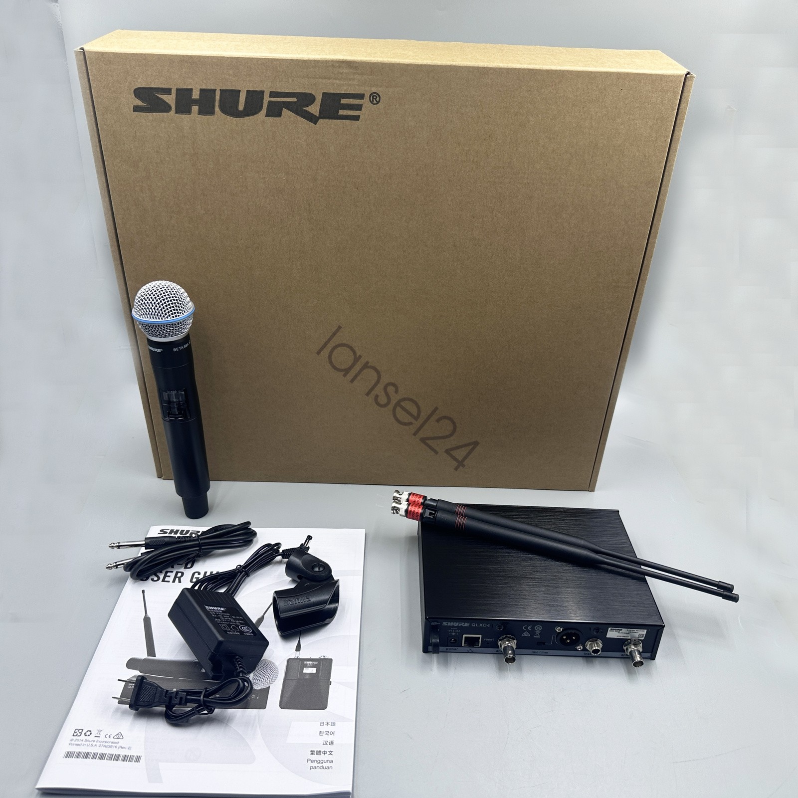 QLXD4 / BETA58A Handheld Wireless Vocal System Microphones Express w / BETA58 US