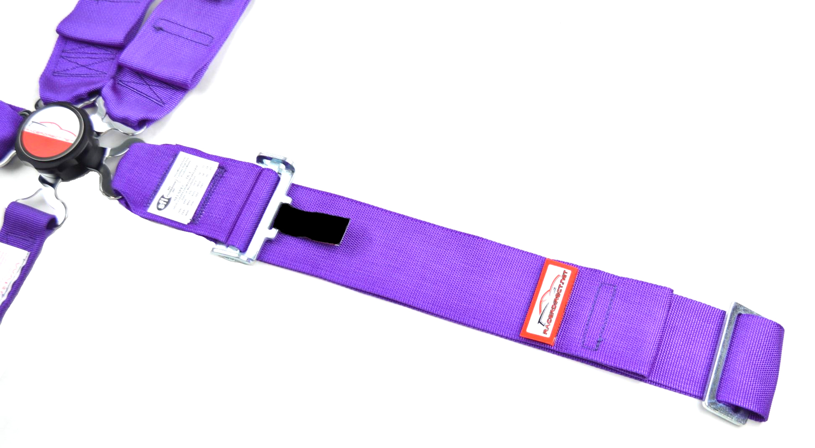 DRAGSTER U HARNESS ALL WRAP BELT SFI 16.1 5 POINT 3" CAM LOCK SEAT BELT PURPLE