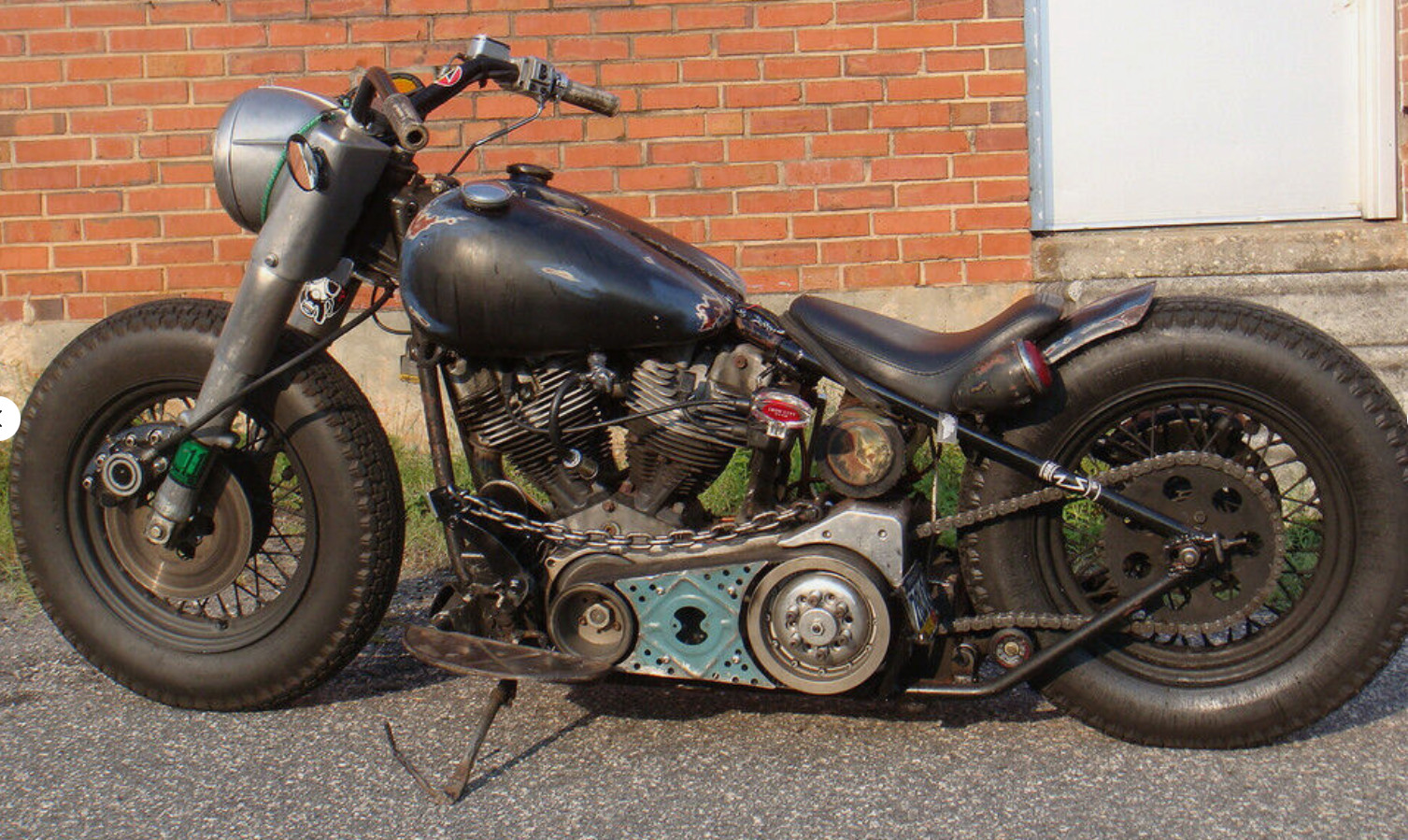 MONSTERCRAFTSMAN Motorcycle Chain Tensioner Weld-On Powell Chopper Bobber Cafe