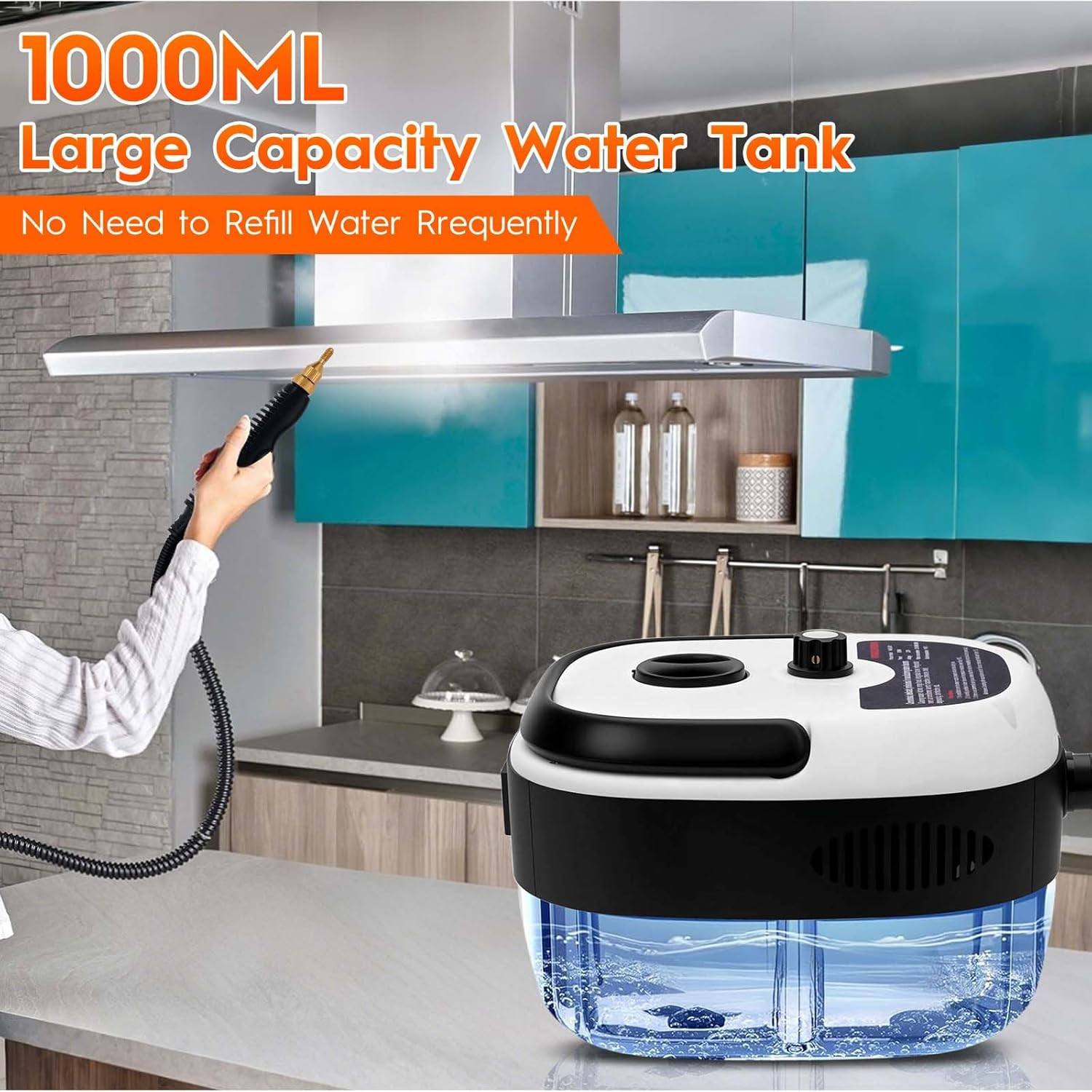 2500W Handheld Car Detailing Cleaning Machine High Temp Steam Cleaner Household