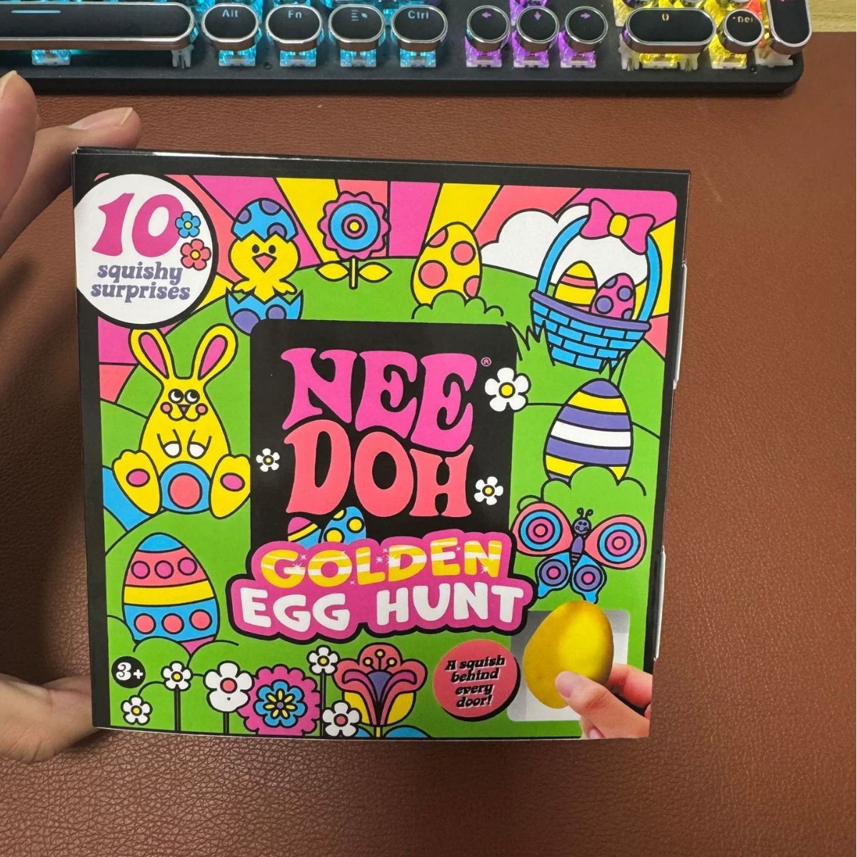 NeeDoh Easter Golden Egg Hunt Mystery 10 Squishy Surprises Collectible Gift USA