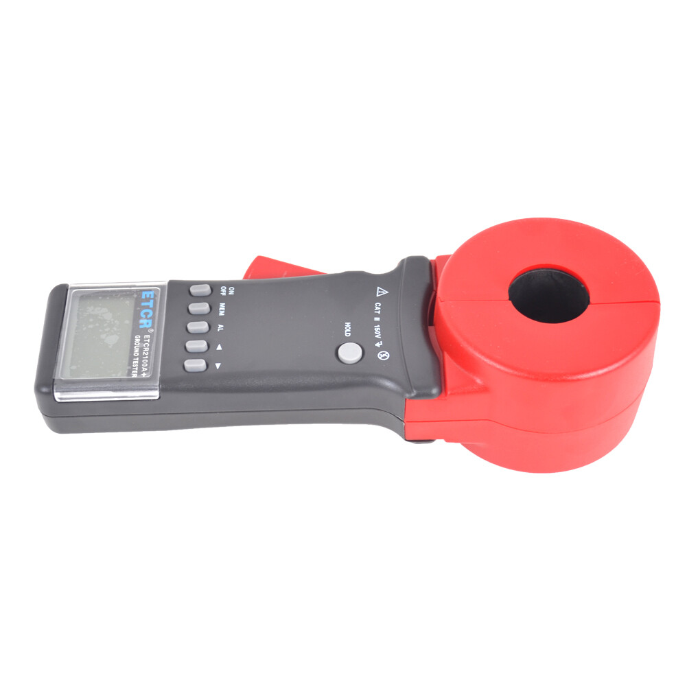 Earth Resistance Tester ETCR Clamp Grounding (Round) 0.01Ω~200Ω Resistance Meter