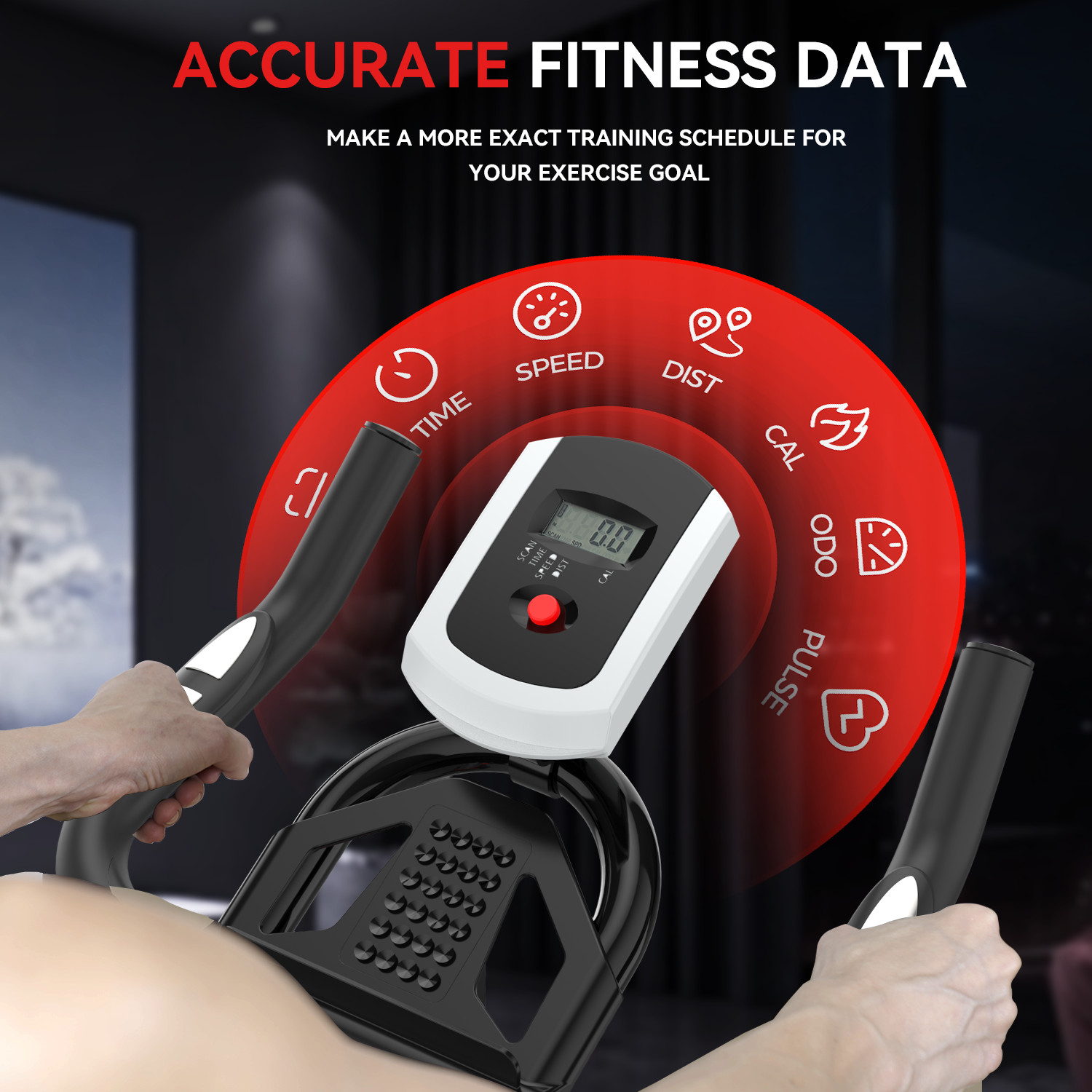 Fitness Exercise Bike Indoor Cycling Stationary Bike Home Cardio Workout Bike