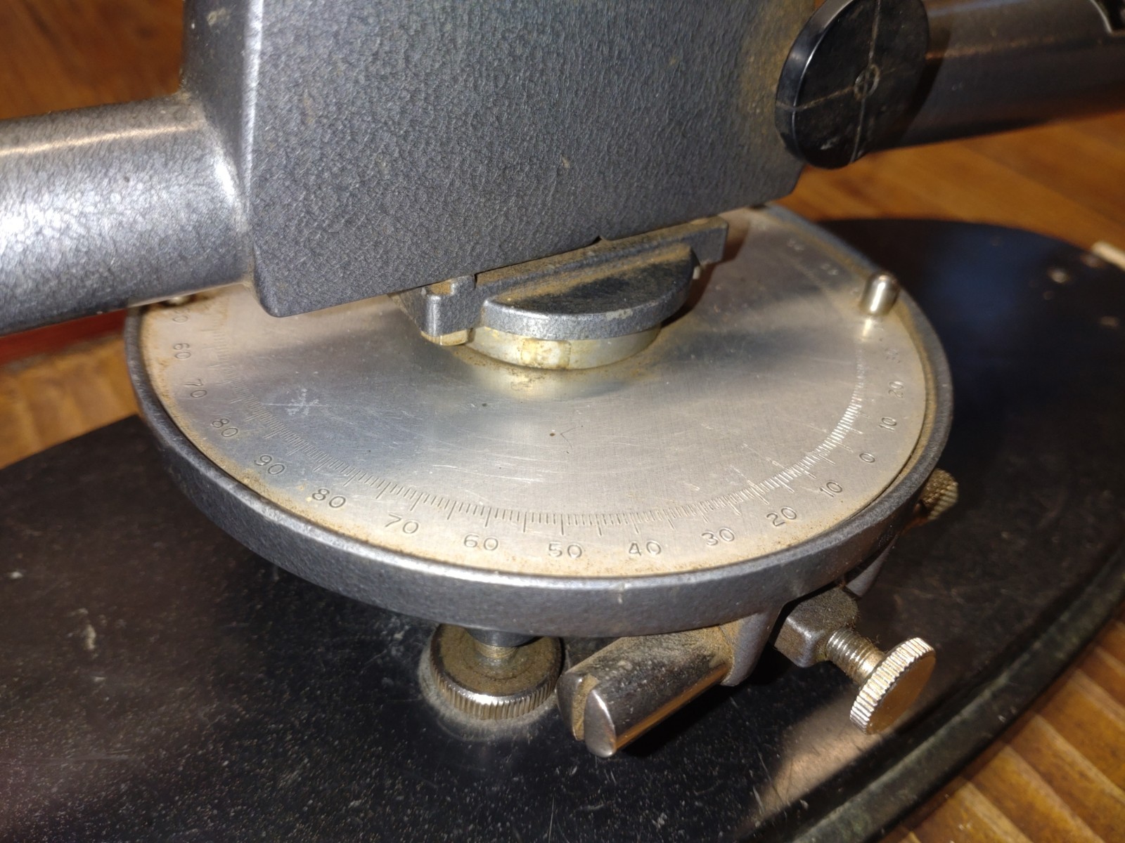 Vintage Meridian 8090 Transit Level & Case David White Realist Tested Working