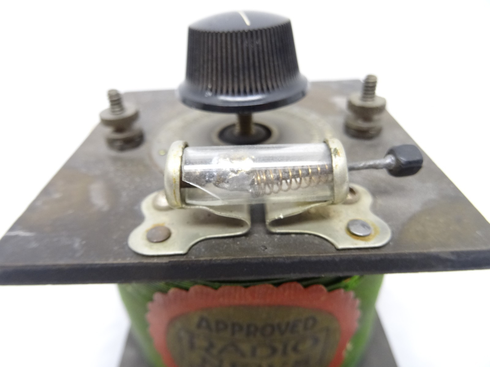 crystal radio radio/ modified wave trap new laboratories crystal radio 1922