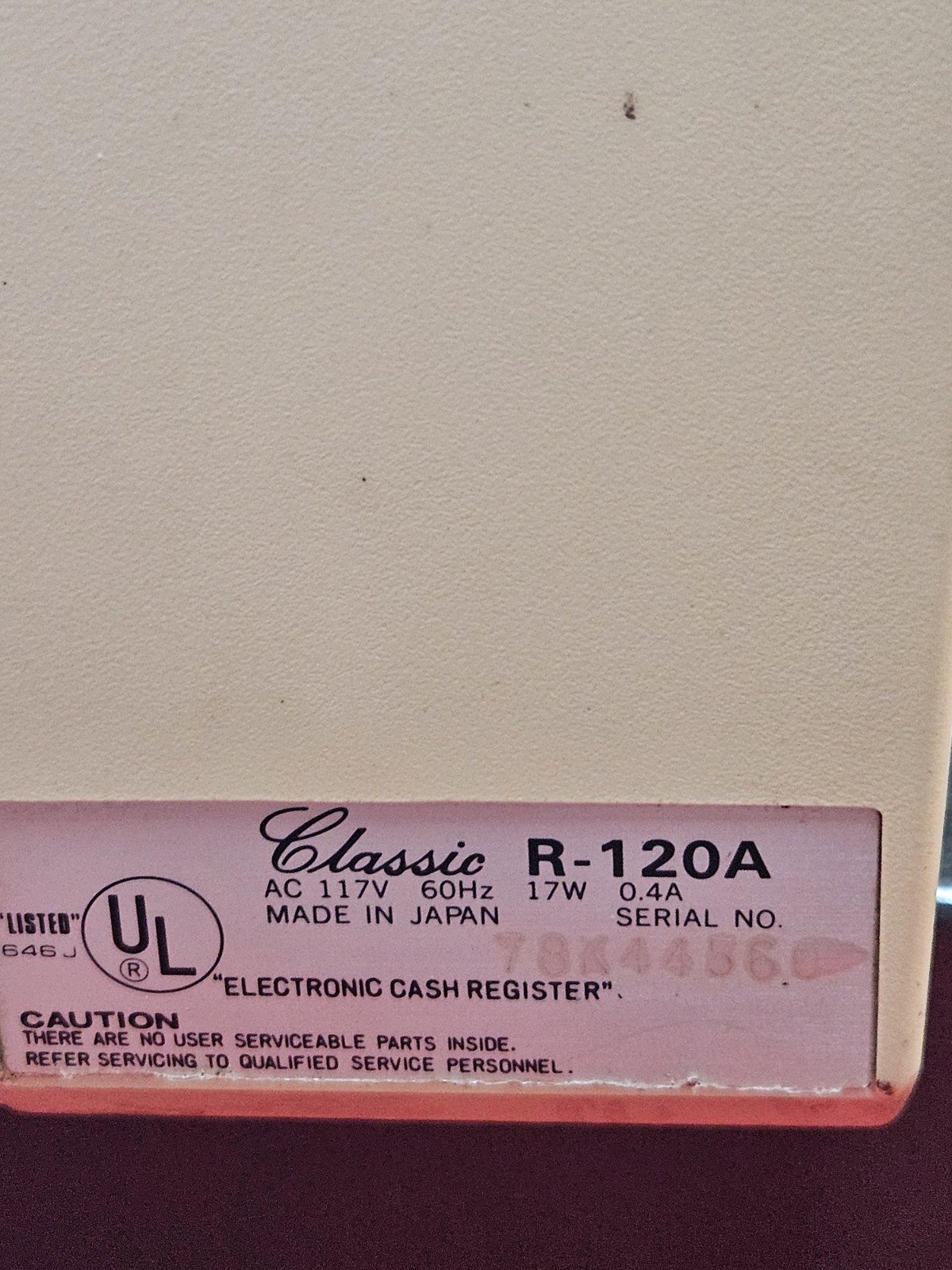 VINTAGE Unitrex R-120A Classic Electronic Cash Register. Tested, No Issues.