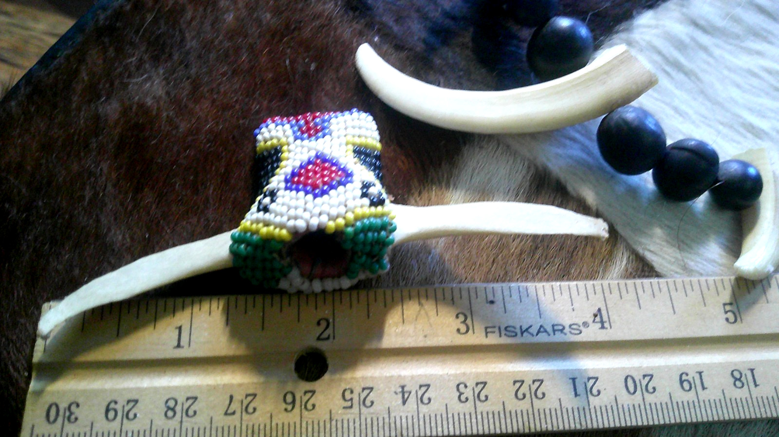 PAPUA NEW GUINEA Lot Two Necklaces SKULL Boar Tusks