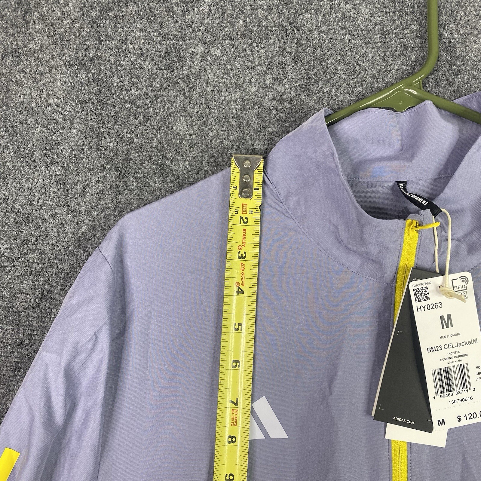 Adidas 2023 Boston Marathon Celebration Jacket Mens Medium Running HY0263 - New