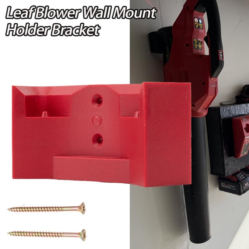 Heavy Wall Mount Holder for Milwaukee 2724-20 & 2724-21 Leaf Blower with Screws