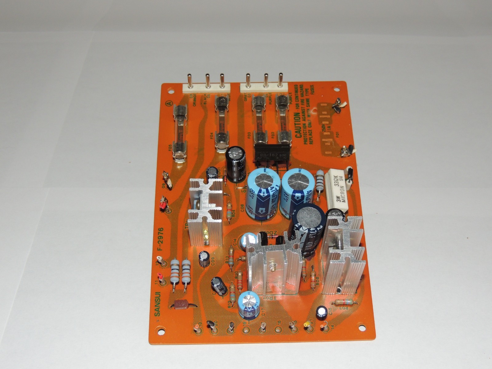 Sansui TU-719 Power Supply Assembly 7503251 & F2976