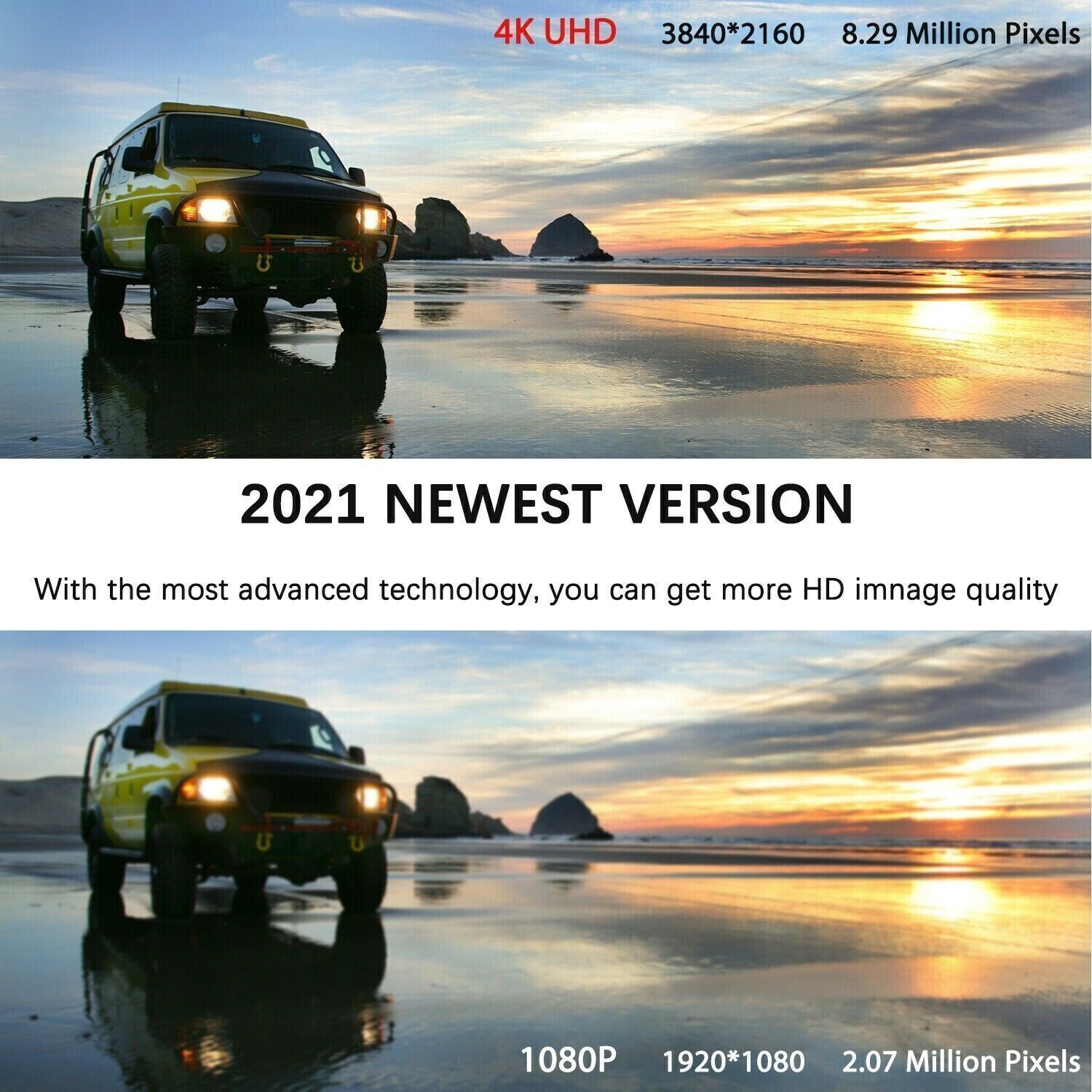 4K Clear HD TV Antenna Indoor Free Digital TV Channels Signal Amplifier Booster