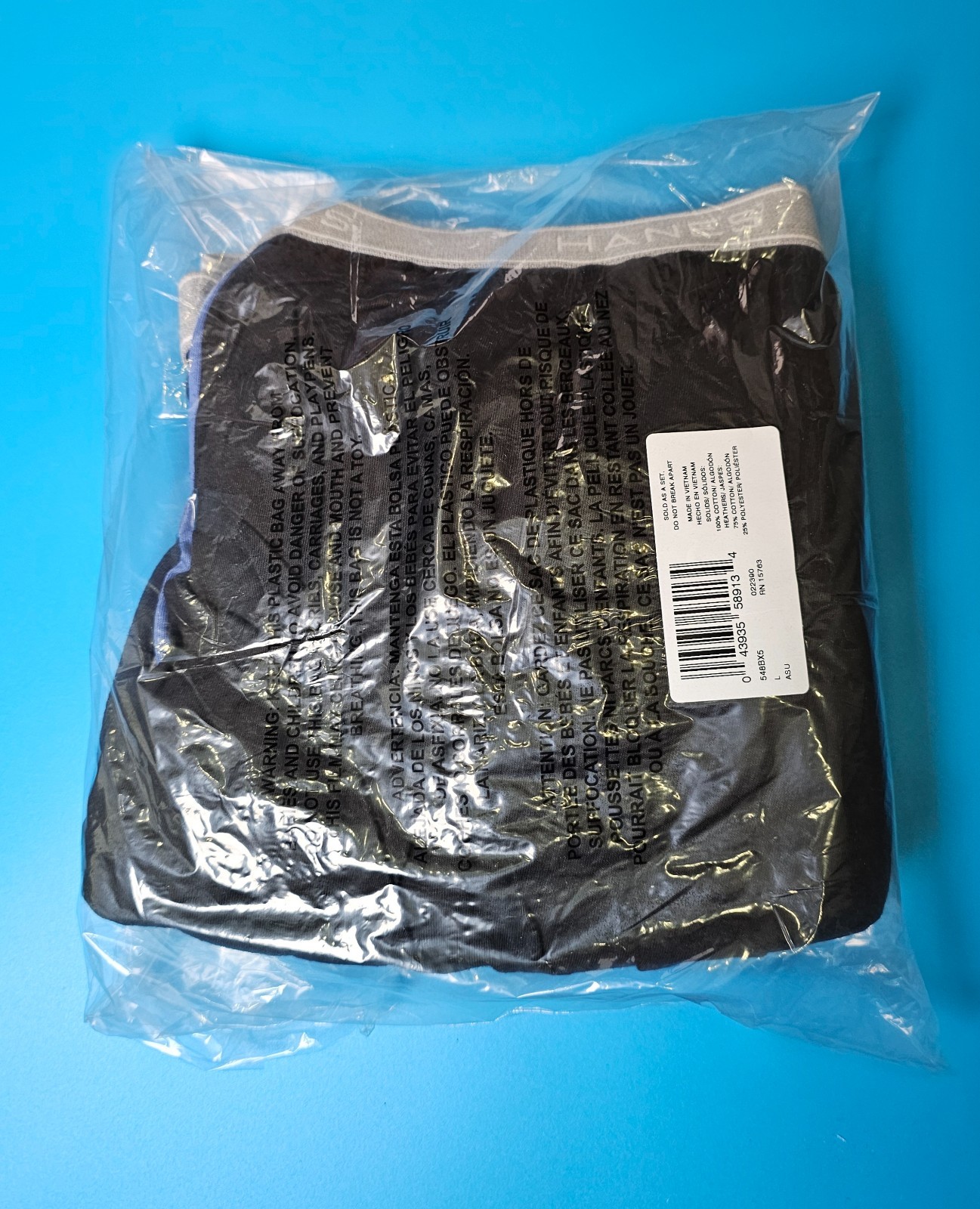 Hanes Boxers,Cool & Breathable Cotton,Exposed & Comfortflex Waistbands 5 Pack