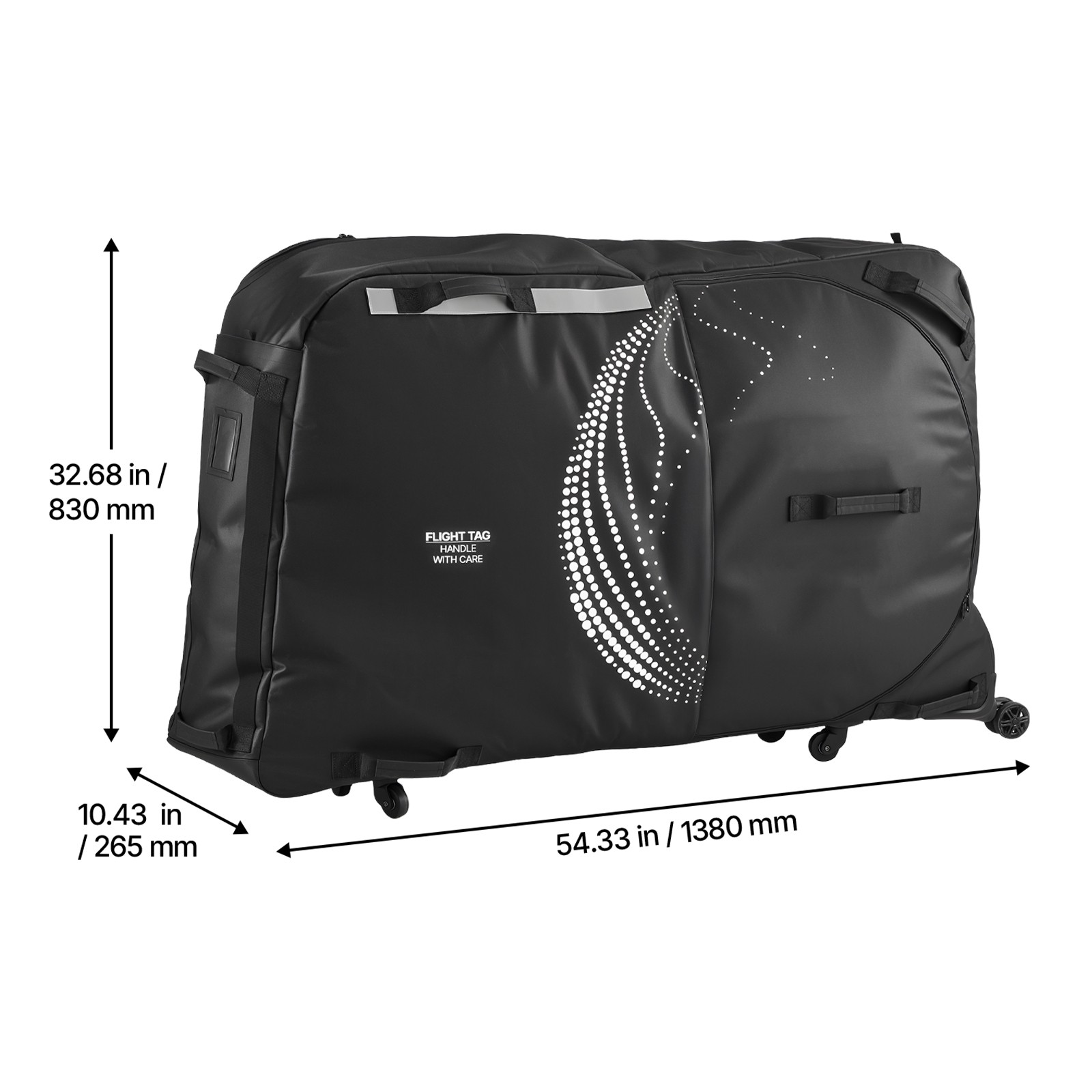 Uimoso Bike Travel Bag for 51 in Wheelbase, 600D Durable Bicycle Storage Bag