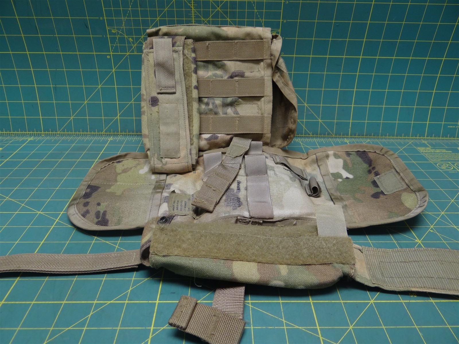 Empty US Army Multicam/OCP IFAK II Pouch W/ Insert & 2 Tourniquet Molle Pouches