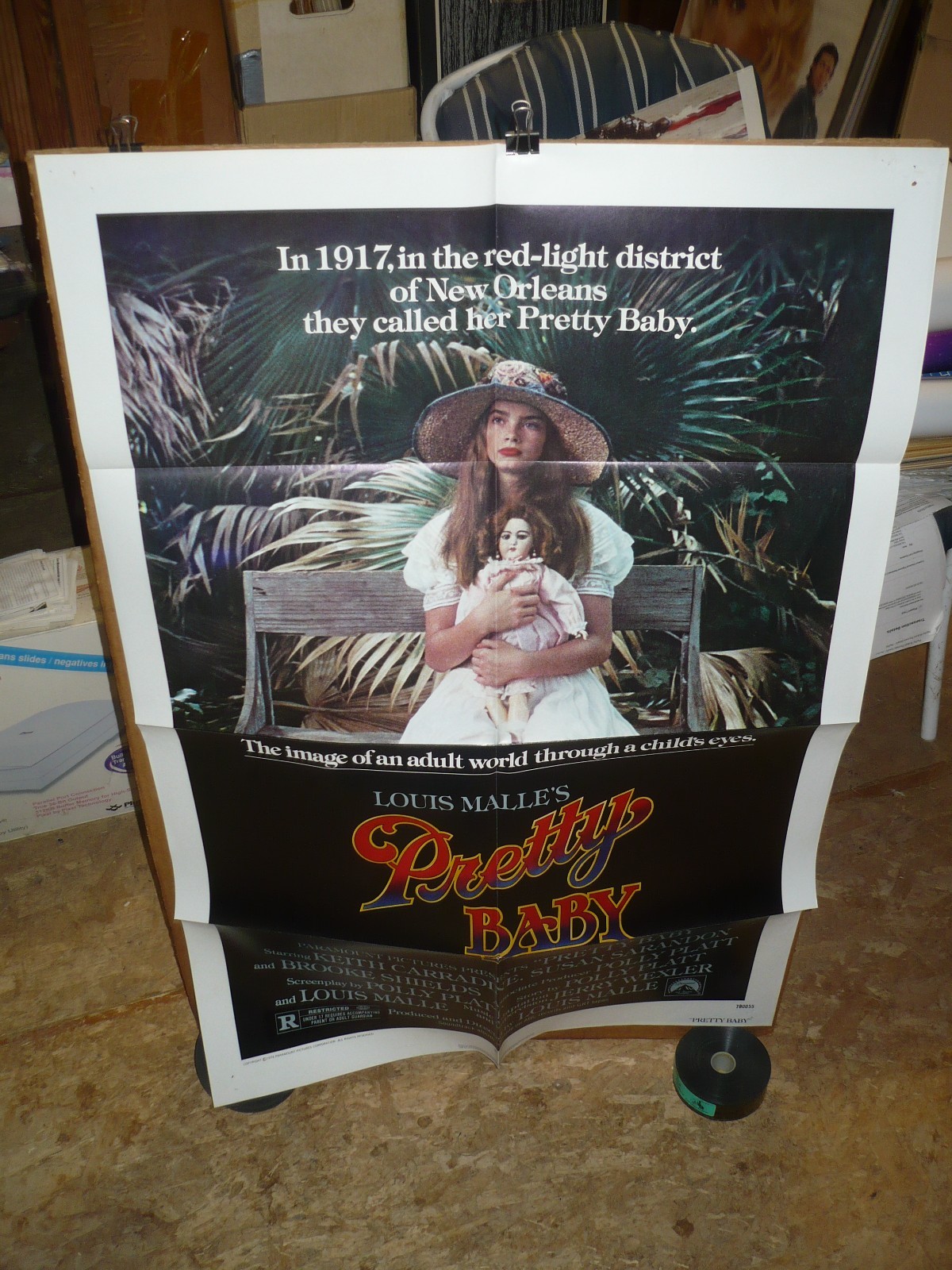 PRETTY BABY, orig 1-sh / movie poster [Brooke Shields, Keith Carradine] - 1978