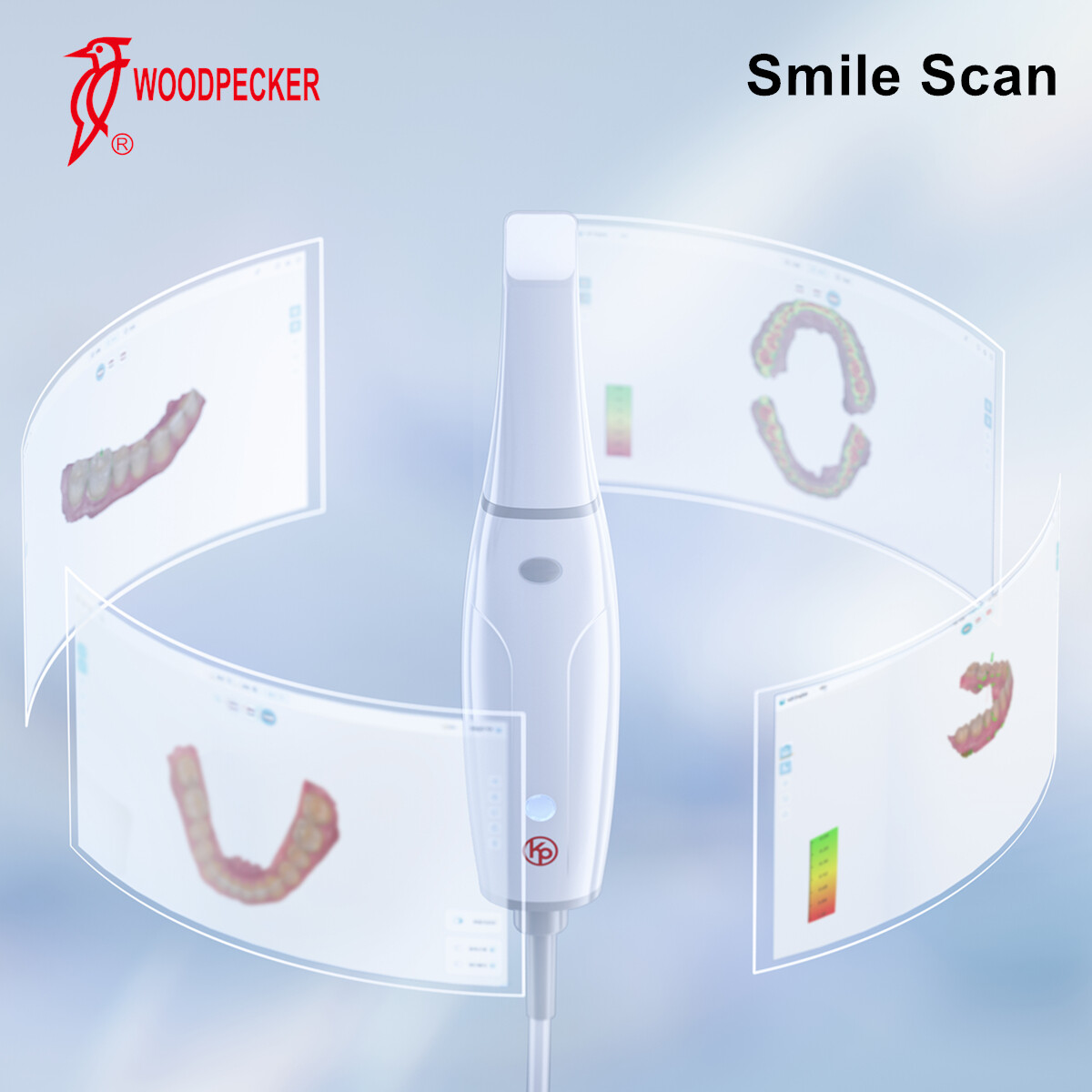 Woodpecker KP Dental Digital 3D Intraoral Scanner Ai Scanning for Dentistry