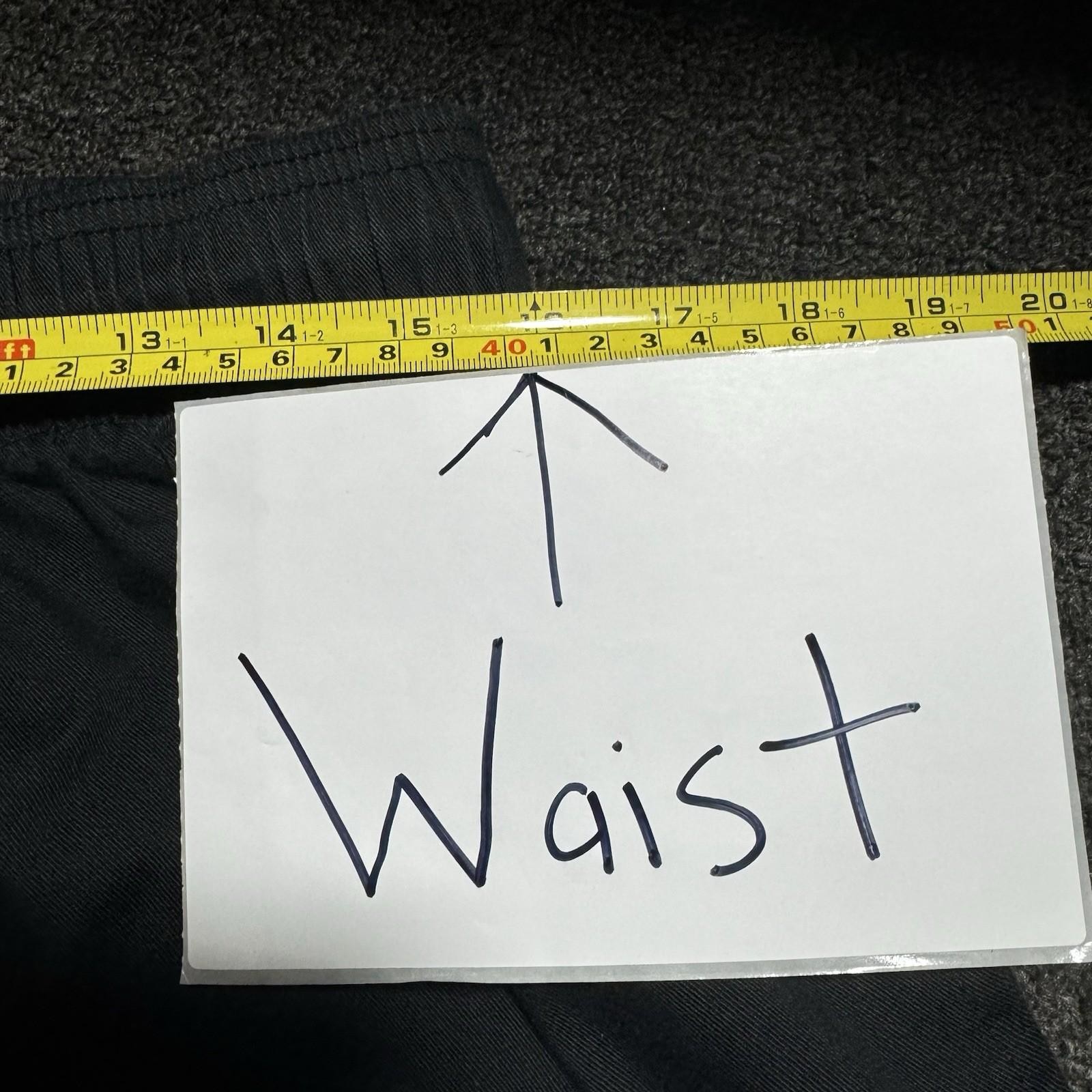 Chef Works Size XL Black Pants Beltless