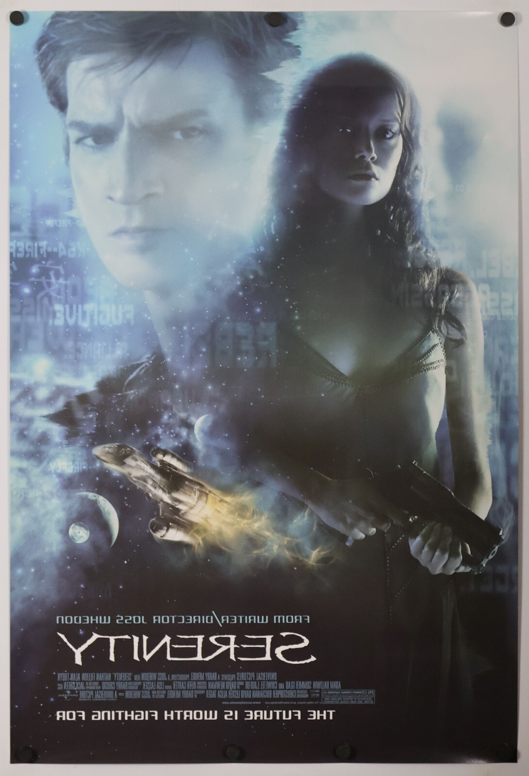 Serenity - original DS movie poster 27x40 D/S - 2005 Firefly Summer Glaus