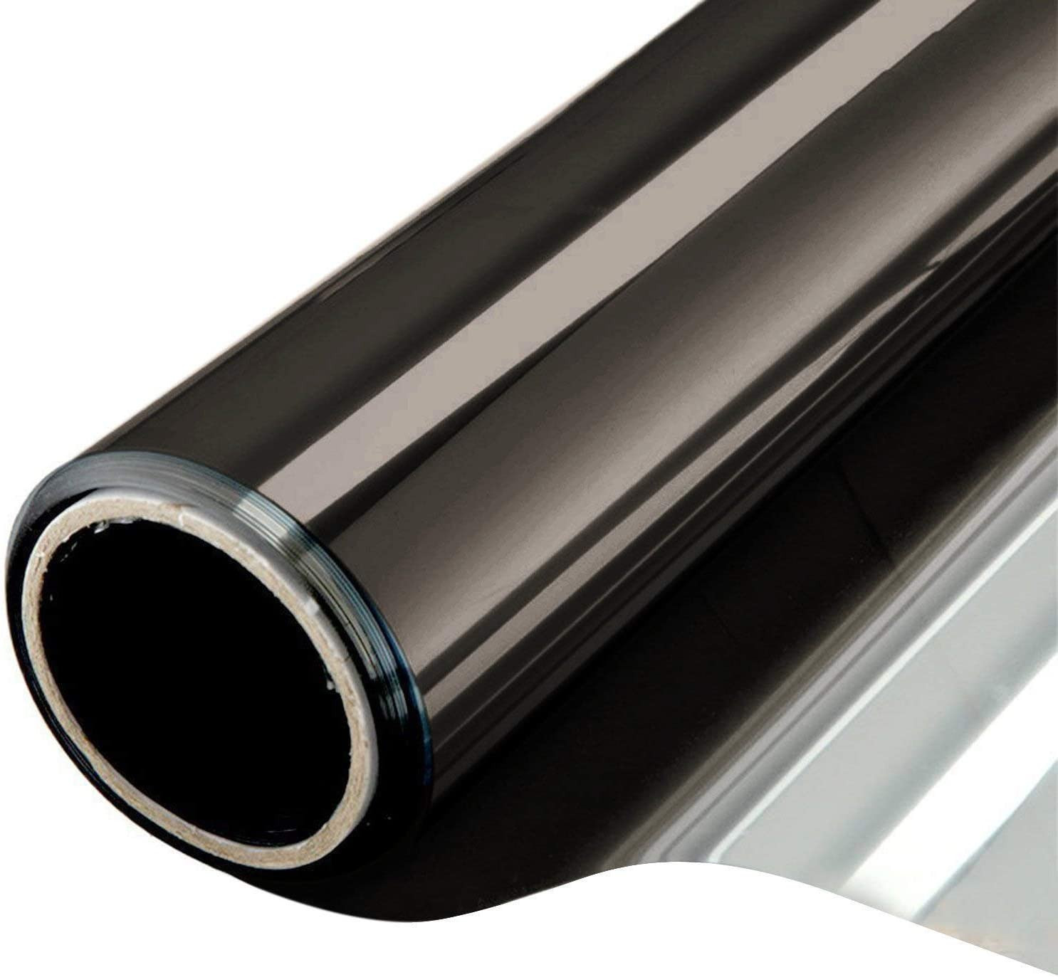 000Papel Para Polarizado Para Autos Efecto Espejo Control De Calor Anti Uv Plata