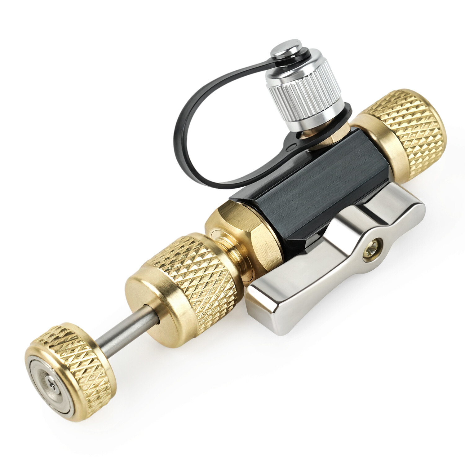 Mega Flow Vacuum Rated Valve Core Removal Tool – 1/4" System Connection