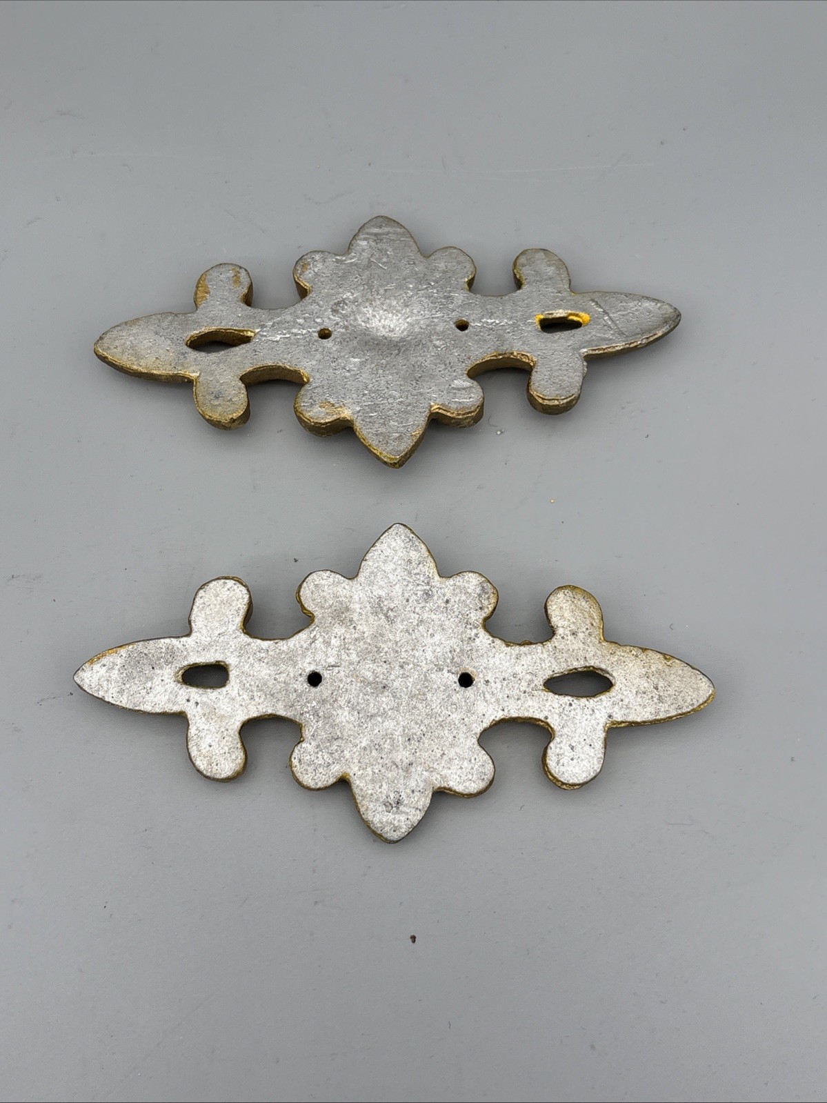 Vintage Brass Gold-tone Metal Decorative Wall Frame Accents - Lot of 8, 4 sets