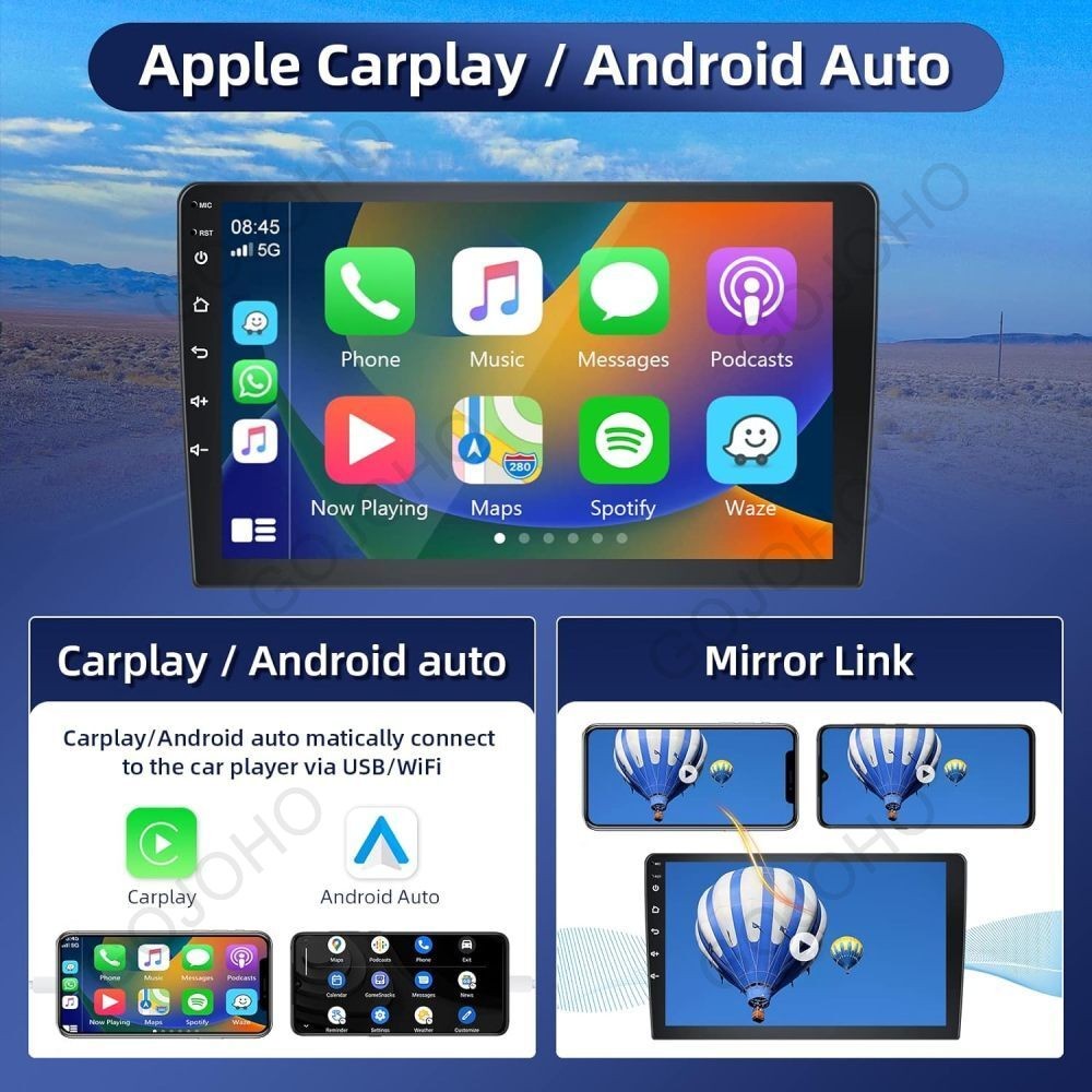 10.1'' Carplay For Dodge RAM 1500 2500 2009-2012 Android 13 Car Radio GPS Stereo